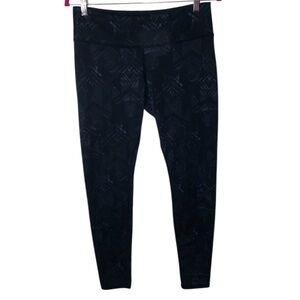 Alo Yoga Black Printed Leggings Size M